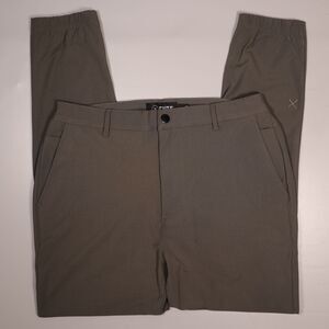 Cuts Clothing AO Joggers Gray Athleisure Slim Tapered Pants Men's Large x 29"